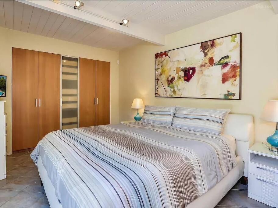 Serene 4 Bed 3 Bath Heated Pool Natural Backyard Heart Of Palm Springs Dış mekan fotoğraf