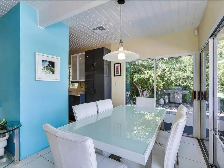 Serene 4 Bed 3 Bath Heated Pool Natural Backyard Heart Of Palm Springs Dış mekan fotoğraf
